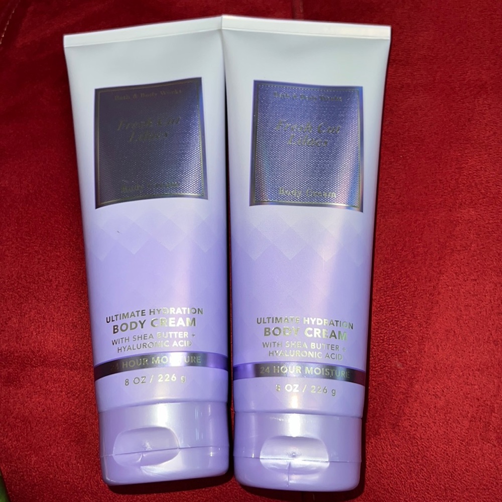 BBW 2pc Body Cream Fresh Cut Lilacs